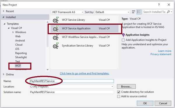 Add New WCF Service file